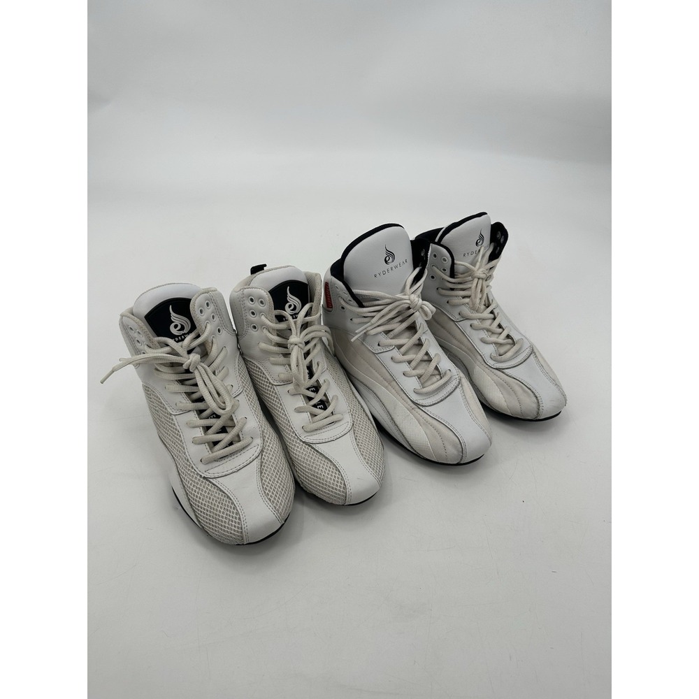 Lot of‎ 2 Ryderwear Weightlifting Body Builder Shoes Men's Size 7 White